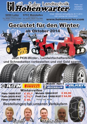 Gerüstet für den Winter