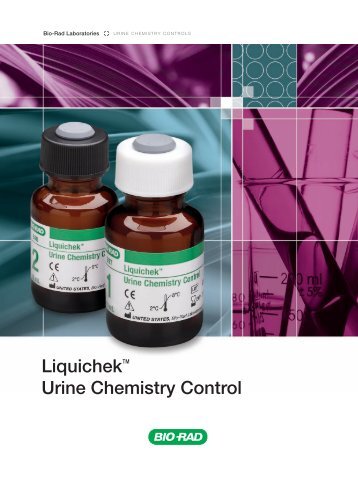 Liquichek™ Urine Chemistry Control - QCNet