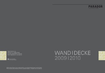 Parador Wand Decke 2010 - Becher