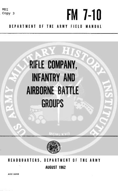 Rifle Company, Infantry and Airborne Battle Groups - CIE Hub