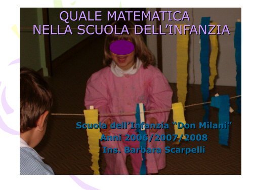 la matematica a partire da tre anni - barbescuola