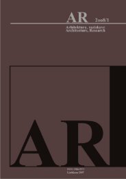 Revija 2008/1 v PDF - Fakulteta za arhitekturo - Univerza v Ljubljani