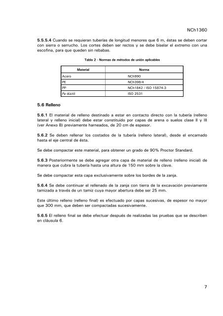 Sistemas de tuberÃ­as para conducciÃ³n de agua potable ... - Siss