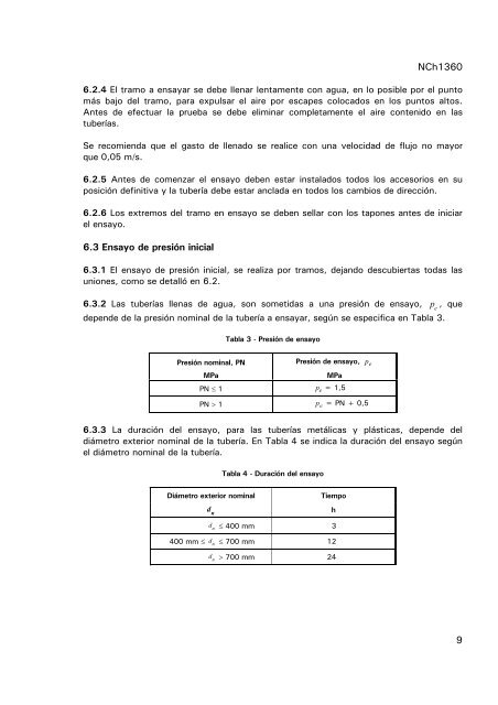 Sistemas de tuberÃ­as para conducciÃ³n de agua potable ... - Siss