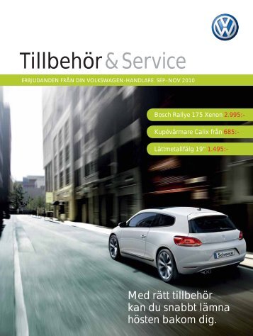 Tillbehör & Service - Volkswagen