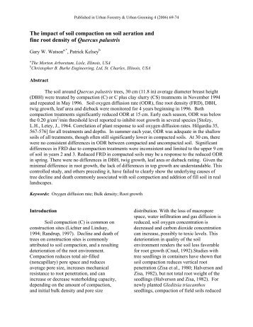 The impact of soil compaction on soil aeration and.pdf - Arbtalk