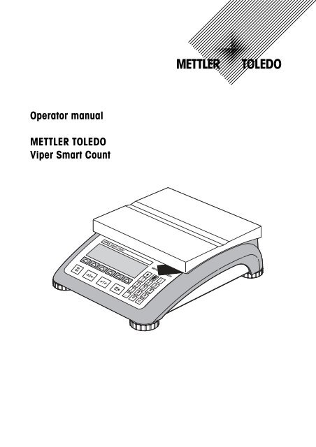 Operator Manual METTLER TOLEDO Viper Smart Count