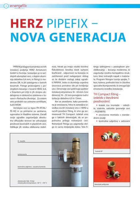 HERZ Pipefix TH-compact - Revija Energetik