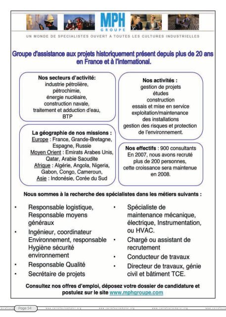 Offres par famille de mÃ©tiers - Carrefour Emploi