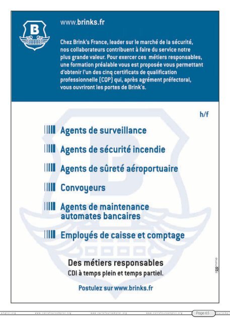 Offres par famille de mÃ©tiers - Carrefour Emploi