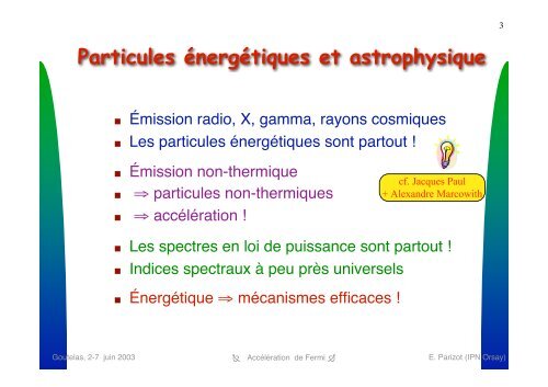 AccÃ©lÃ©ration de Fermi - APC