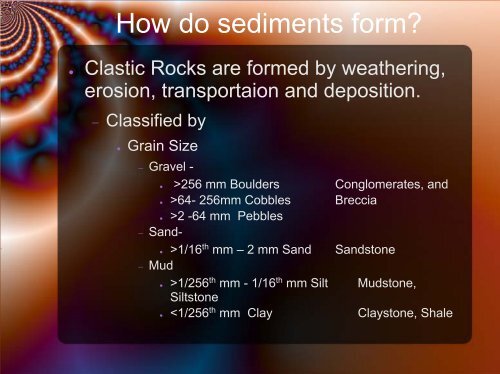 What is sedimentology?
