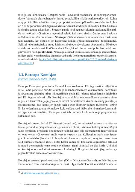 Ametniku Euroopa Liidu käsiraamat - Euroopa Liidu Infokeskus