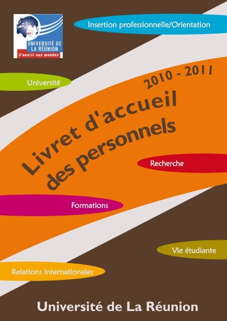 LIVRET D'ACCUEIL OK.pub - UniversitÃ© de la RÃ©union