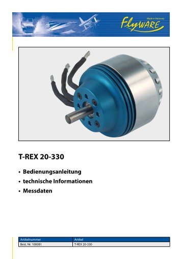 T-REX 20-330 - PB-Modelisme