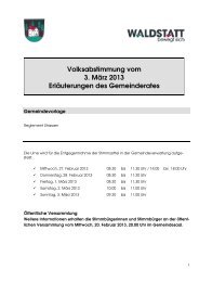 Abstimmungsedikt Gemeinde MÃ¤rz 2013 - Gemeinde Waldstatt