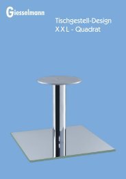 Tischgestelle XXL - Quadrat - Franz Giesselmann Metallwaren ...