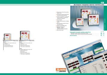 General catalogue 2009-10 - Automatic transfer switch controllers