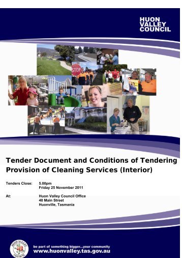 Tender Document and Conditions of Tendering Provision of ...