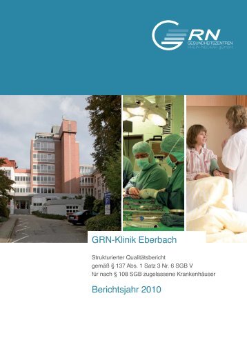GRNâ¢Klinik Eberbach Berichtsjahr 2010