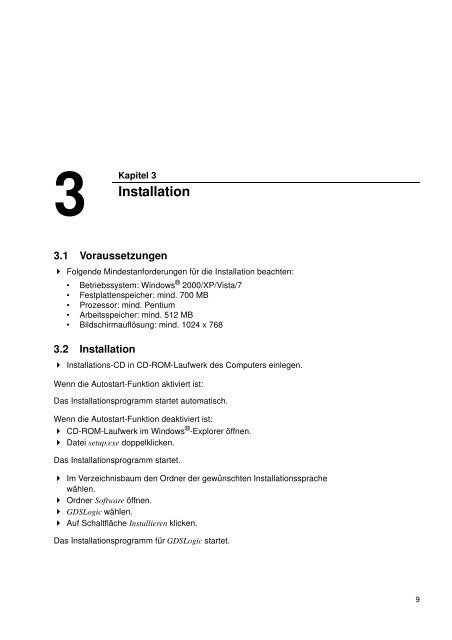 Handbuch GDSLogic - GRAF-SYTECO Visualisierungstechnik