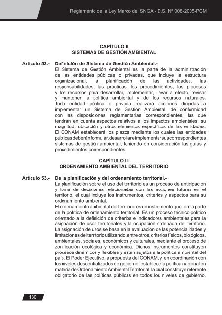 Ley General del Ambiente - CDAM - Ministerio del Ambiente