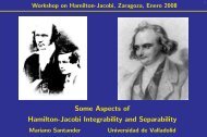 Some Aspects of Hamilton-Jacobi Integrability and Separability