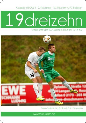 19dreizehn - Stadionheft des SC Reusrath