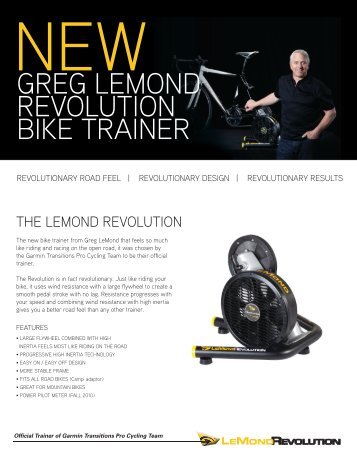 GREG LEMOND REVOLUTION BIKE TRAINER - Ausbike