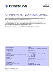 ViscoFill 4 Hochleistungsbeton - Schretter & CIE