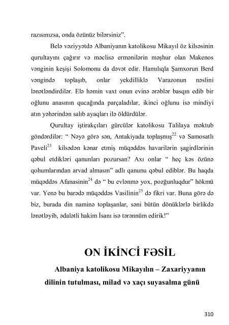 on üçüncü fəsil - Azərbaycan Tarixi Portalı