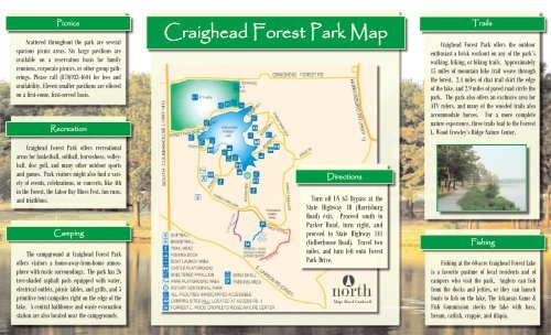 Craighead Forest Park Map - City of Jonesboro