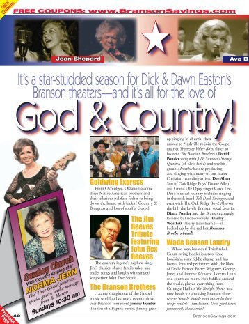 God & Country - Branson Savings .Com