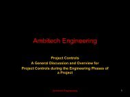 Ambitech Eng - Proj Controls