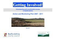 five year action plan - Central Bedfordshire Council