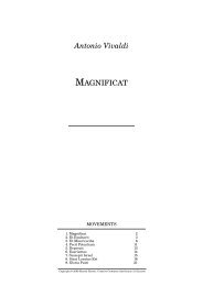 Antonio Vivaldi MAGNIFICAT