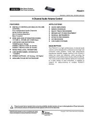 PGA4311: 4-Channel Audio Volume Control (Rev. A) - Free