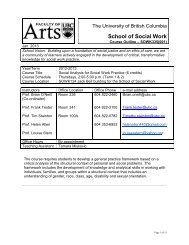 SOWK 335.001. Social Analysis for Social Work Practice. - School of ...