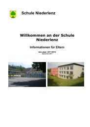 Elterninformation 1. Schultag_11_12 - Niederlenz