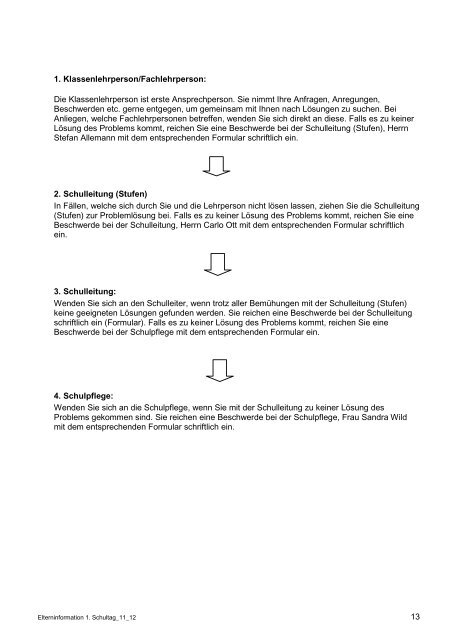 Elterninformation 1. Schultag_11_12 - Niederlenz