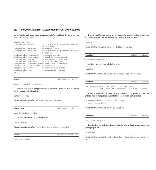 F. Biblioteca de funciones estÃ¡ndar ANSI/ISO C++