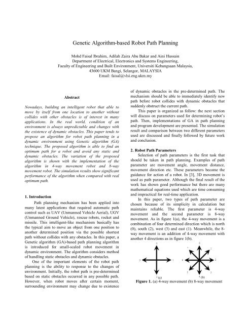 Genetic Algorithm-based Robot Path Planning