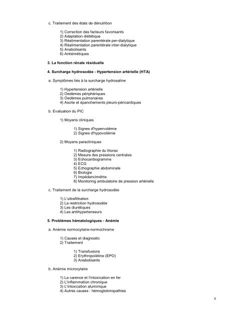 guide hemodialyse LR - Service de nÃ©phrologie dialyse