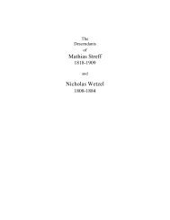 Mathias Streff - Nicholas Wetzel Book