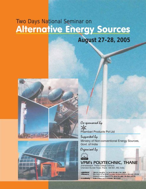 Alternative Energy Sources - VPMThane.org