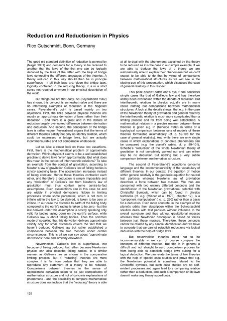 Reduction and Elimination in Philosophy and the Sciences