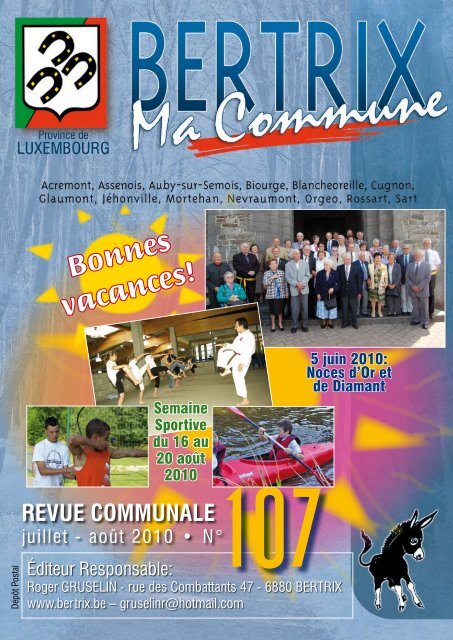 Revue Communale de Bertrix nÂ° 107