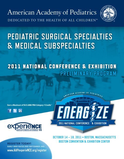 Pediatric Surgical Specialties and Medical Subspecialties