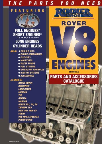 Rimmer Bros - Rover V8 Engines - Rimmer Brothers