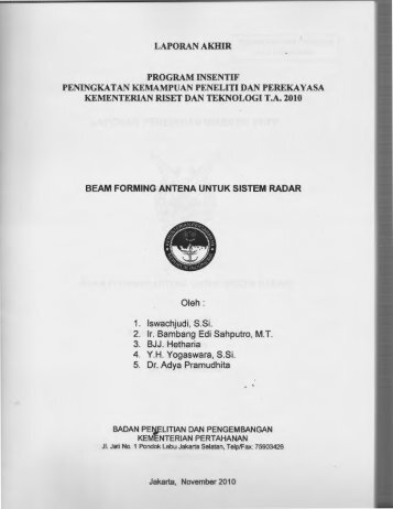 Klik Disini - KM Ristek - Kementerian Riset dan Teknologi